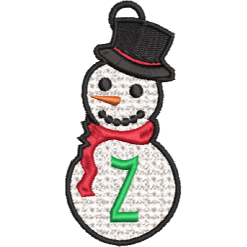 Lace Snowman Z
