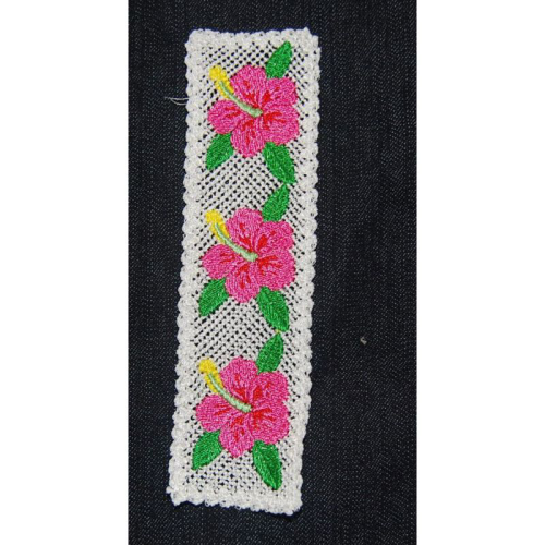 Large Hibiscus Bookmark