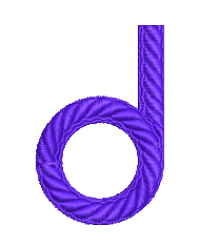 Lower Case Adonay D