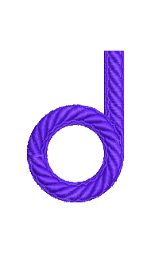 Lower Case Adonay D