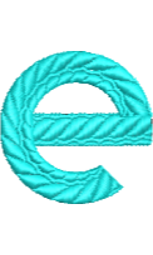 Lower Case Adonay E