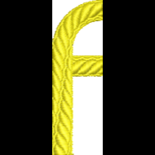 Lower Case Adonay F