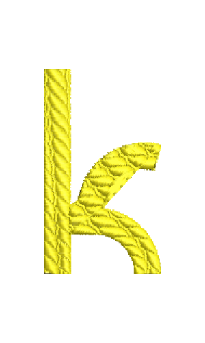 Lower Case Adonay K