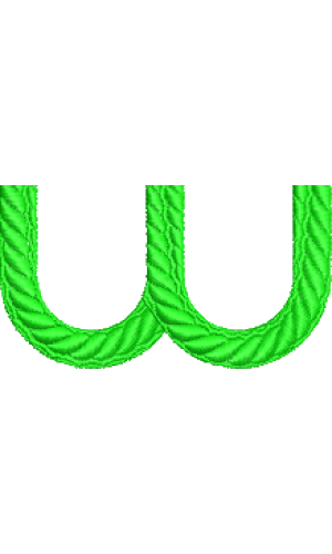 Lower Case Adonay W