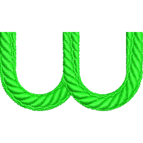 Lower Case Adonay W