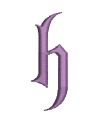 Lower Case Creepy H