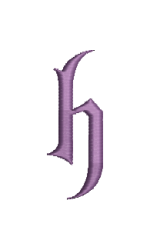 Lower Case Creepy H