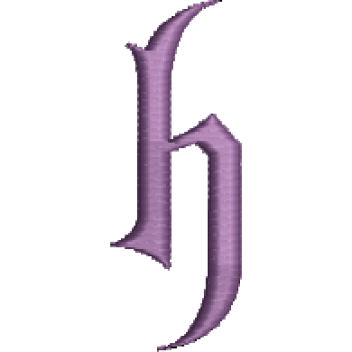 Lower Case Creepy H