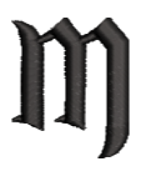 Lower Case Creepy M