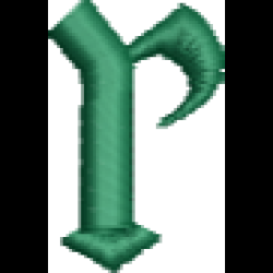 Lower Case Creepy R