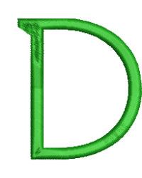 Lower Case Ethel D