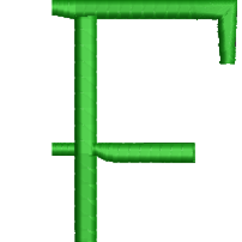 Lower Case Ethel F
