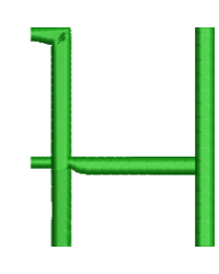 Lower Case Ethel H