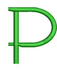 Lower Case Ethel P