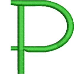Lower Case Ethel P