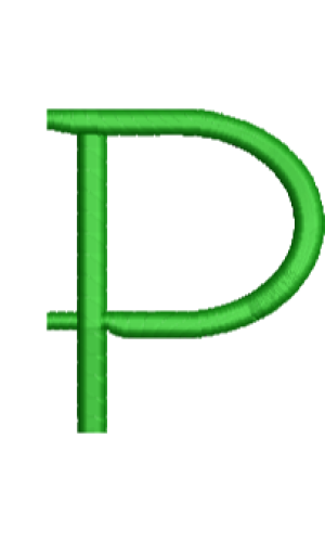 Lower Case Ethel P
