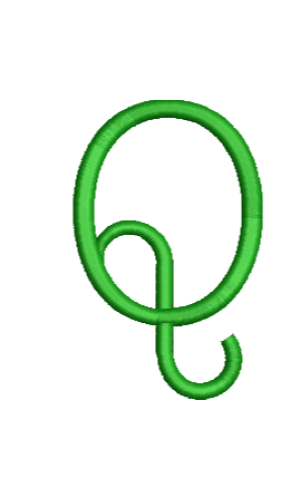 Lower Case Ethel Q