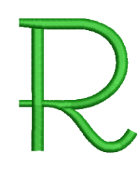 Lower Case Ethel R