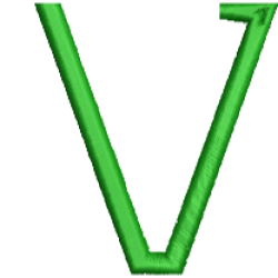 Lower Case Ethel V