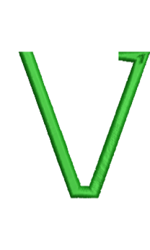 Lower Case Ethel V