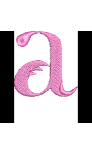 Lower Case Flamingo Font A
