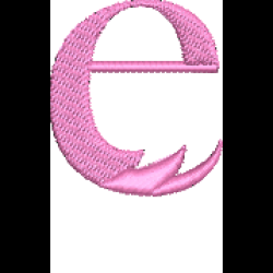 Lower Case Flamingo Font E