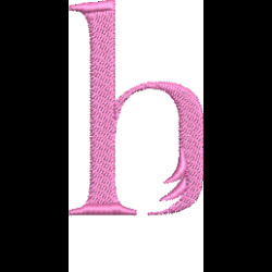 Lower Case Flamingo Font H