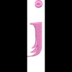 Lower Case Flamingo Font I