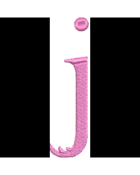 Lower Case Flamingo Font J