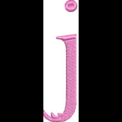 Lower Case Flamingo Font J