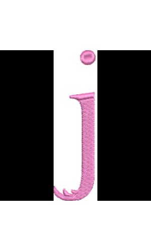 Police flamant rose minuscule J