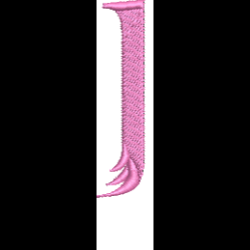Lower Case Flamingo Font L