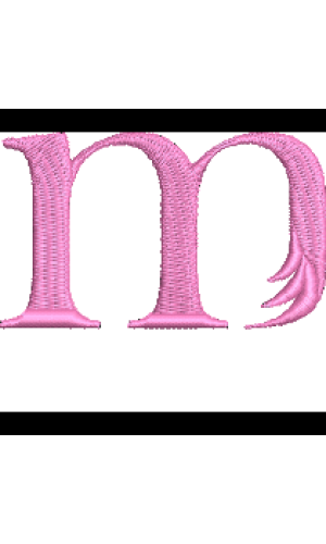 Police flamant rose minuscule M