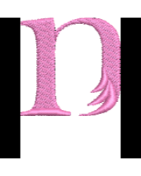 Lower Case Flamingo Font N