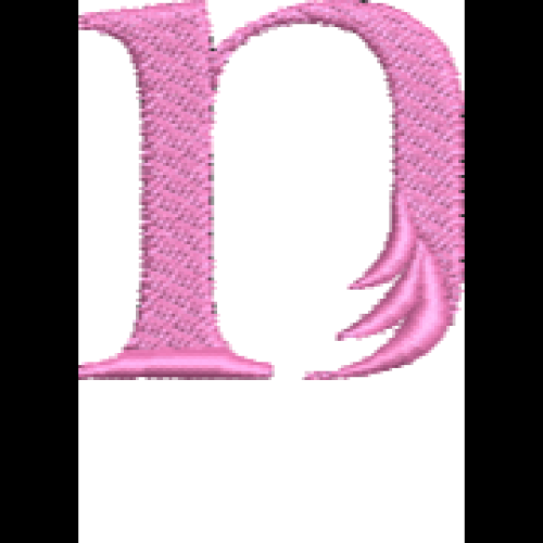 Lower Case Flamingo Font N