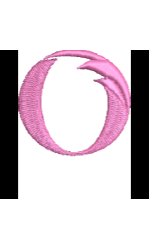 Lower Case Flamingo Font O