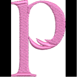 Lower Case Flamingo Font P