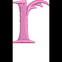 Lower Case Flamingo Font R