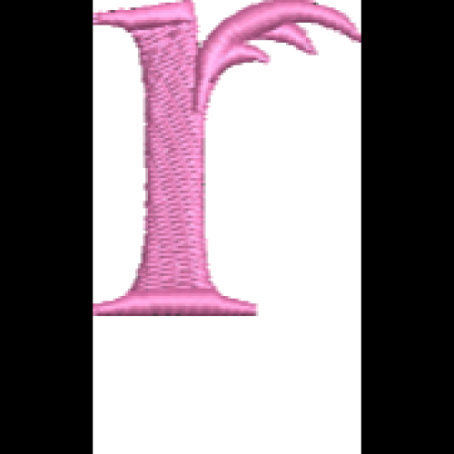Lower Case Flamingo Font R