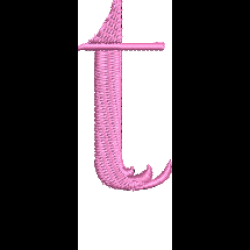 Lower Case Flamingo Font T