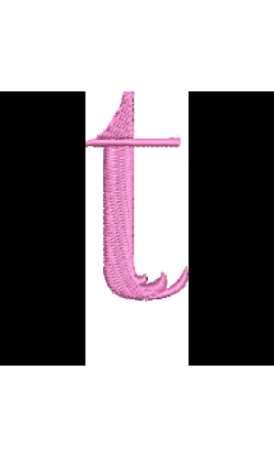 Lower Case Flamingo Font T