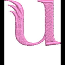 Lower Case Flamingo Font U
