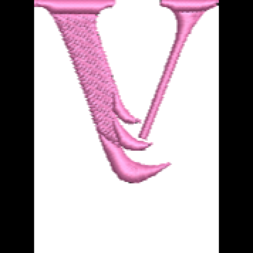 Lower Case Flamingo Font V