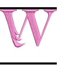 Lower Case Flamingo Font W