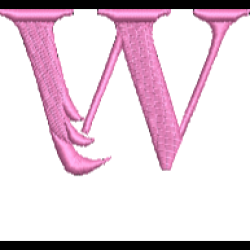 Lower Case Flamingo Font W