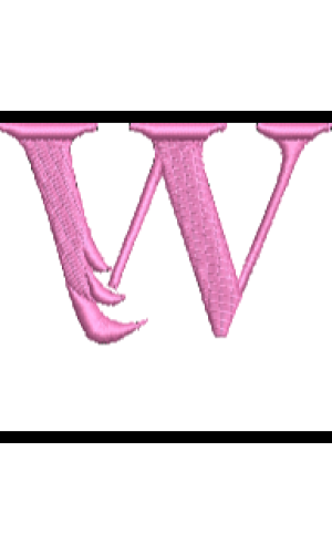 Lower Case Flamingo Font W