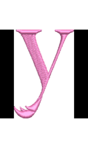 Lower Case Flamingo Font Y