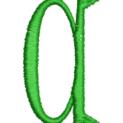 Lower Case Hand Stitch A