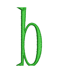 Lower Case Hand Stitch B