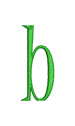 Lower Case Hand Stitch B